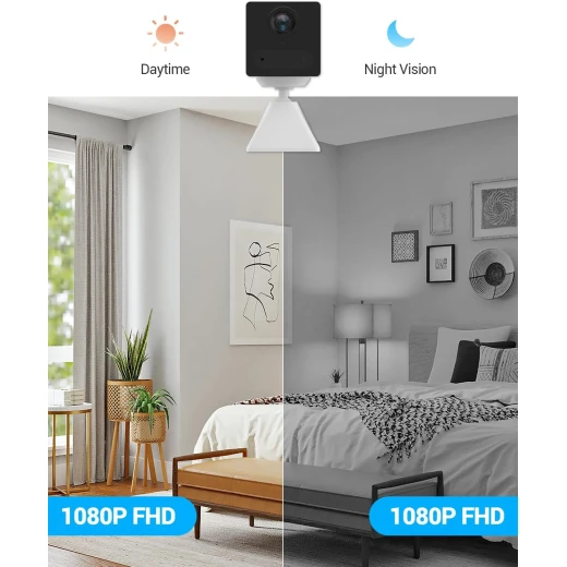 The EZVIZ CB2 Wi-Fi Smart Home Battery Camera offers wireless home security with 2K resolution, AI motion detection, two-way audio, color night vision, and flexible battery-powered placement - Ezviz - Image 5
