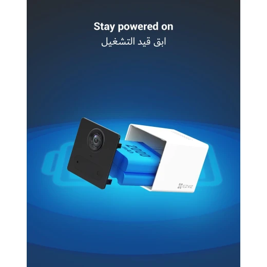 The EZVIZ CB2 Wi-Fi Smart Home Battery Camera offers wireless home security with 2K resolution, AI motion detection, two-way audio, color night vision, and flexible battery-powered placement - Ezviz - Image 6
