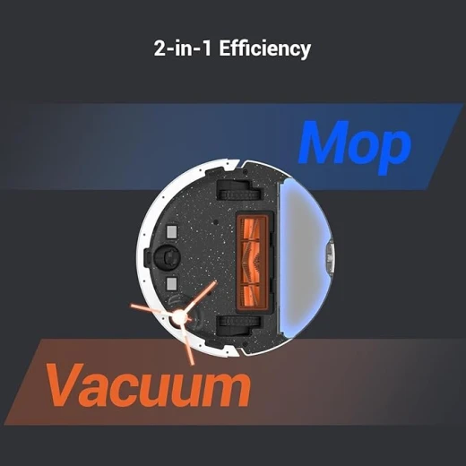 The RE5 Robot Vacuum & Mop Combo offers 4000 Pa suction, large water tank, auto-empty base, and smart navigation for full-home efficient cleaning - Ezviz - Image 9