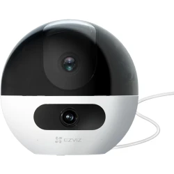 كاميرا EZVIZ C7 بعدستين تمنحك رؤية واسعة وواضحة، مع حركة بان وتلت، تتبع ذكي، كشف حركة دقيق، ومراقبة عبر الهاتف. مثالية لحماية المنزل 24/7 وتغطية زاوية أكبر بدون نقاط عمياء