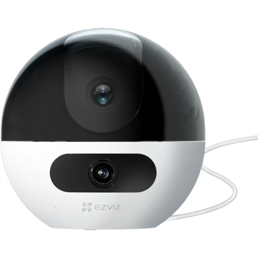 The EZVIZ C7 Dual-Lens Camera delivers wide coverage with pan & tilt control, smart tracking, motion detection, and Wi-Fi mobile viewing—offering enhanced 24/7 home security The EZVIZ C7 Dual-Lens Camera delivers wide coverage with pan & tilt control, smart tracking, motion detection, and Wi-Fi mobile viewing—offering enhanced 24/7 home security