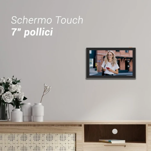 نظام الإنتركوم المرئي EZVIZ HP5 عبر الواي فاي – بدقة 1080P مع شاشة لمس ملونة 7 بوصات، جرس باب ثنائي الأسلاك، فتح الباب عن بُعد، صوت ثنائي الاتجاه، رؤية ليلية وتصميم نحيف - إزفيز - Image 5