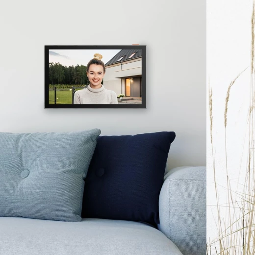 نظام الإنتركوم المرئي EZVIZ HP5 عبر الواي فاي – بدقة 1080P مع شاشة لمس ملونة 7 بوصات، جرس باب ثنائي الأسلاك، فتح الباب عن بُعد، صوت ثنائي الاتجاه، رؤية ليلية وتصميم نحيف - إزفيز - Image 2