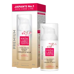 Hada Labo Tokyo Ultra Firming Premium Day Cream-in-Milk 50ml, Anti-Aging Face Moisturizer