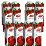 KDD Apple Juice 1L,100% Pure & Refreshing Fruit Drink | Made from the Finest Apples | Perfect for All Ages Pack Of 12 - KDD