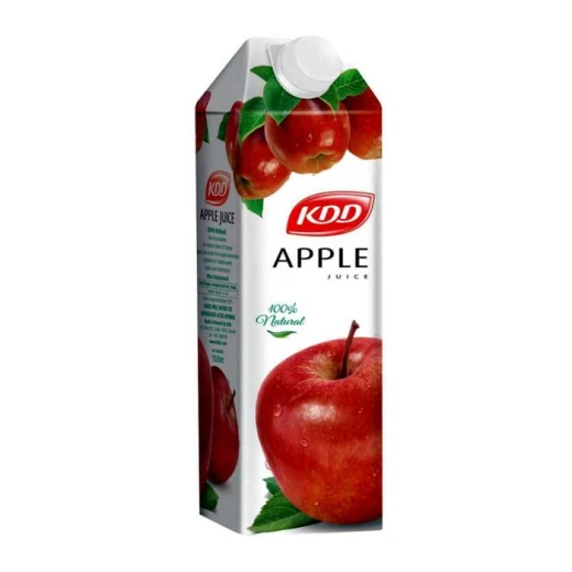 KDD Apple Juice 1L,100% Pure & Refreshing Fruit Drink | Made from the Finest Apples | Perfect for All Ages Pack Of 12 - KDD - Image 2