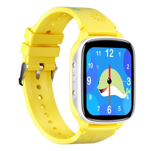 VIKUSHA Kids Watch VB1 Smartwatch 1.69 Inch IPS Touchscreen GPS Tracking Yellow - Vikusha - Image 2