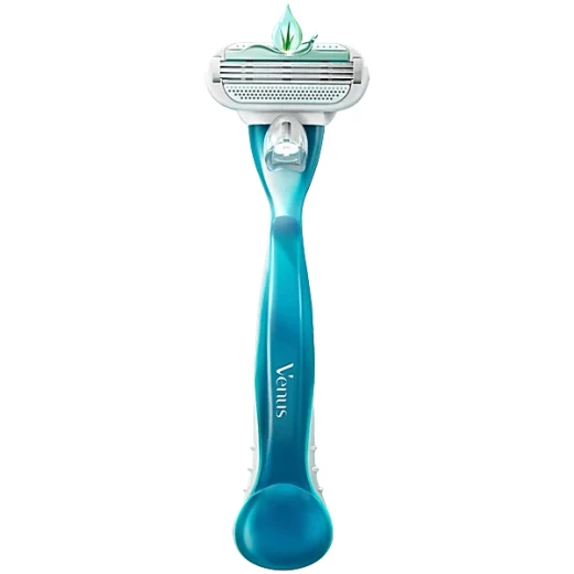 Gillette Venus Smooth Razor for Women with Aloe Vera, 3-Blade, Ergonomic Grip - Gillette - Image 3