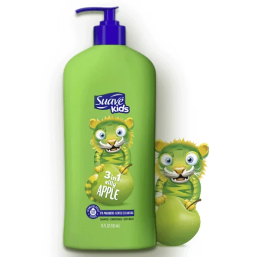 Suave Kids Silly Apple 3-in-1 Shampoo, Conditioner & Body Wash 700ml Suave Kids Silly Apple 3-in-1 Shampoo, Conditioner & Body Wash 700ml