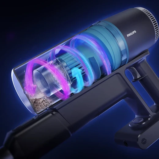 مكنسة فيليبس اللاسلكية من السلسلة 3000، فوهة LED، PowerCyclone 8، مدة تشغيل 60 دقيقة، ضبابي الفجر - فيليبس - Image 6