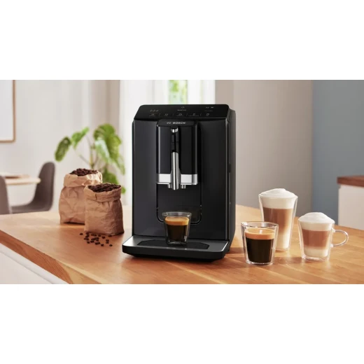 Bosch VeroCafe Series 2 Fully Automatic Coffee Machine Piano Black 1.4 Liter - BOSCH - Image 3