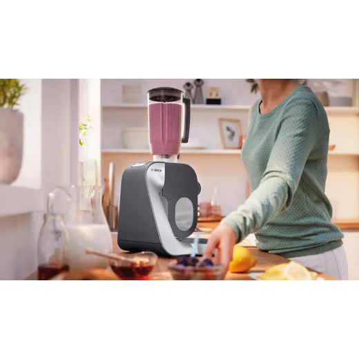 محضر طعام بوش MUM 5 بقوة 1000 واط فضي، وعاء 3.9 لتر، 7 إعدادات سرعة - بوش - Image 6