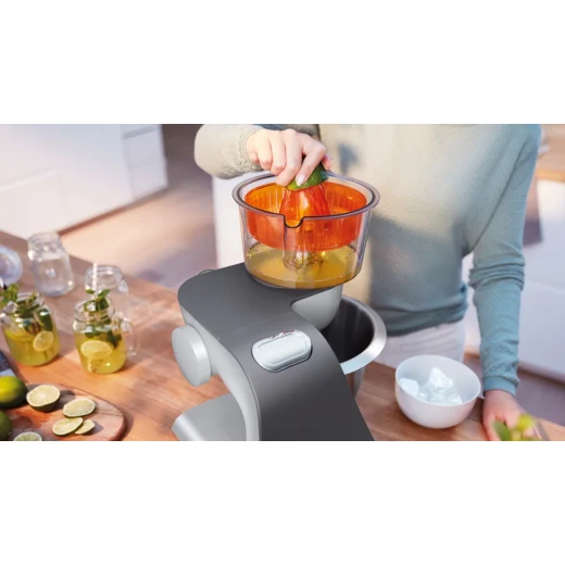 محضر طعام بوش MUM 5 بقوة 1000 واط فضي، وعاء 3.9 لتر، 7 إعدادات سرعة - بوش - Image 5