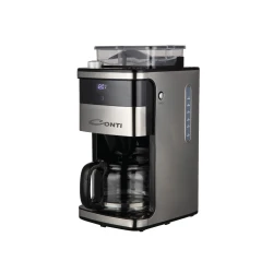 Conti American Coffee Maker 12 Cups with Integrated Grinder and Digital Display