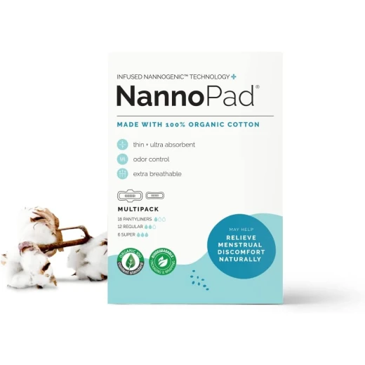 NannoPad Multi Pack Pads - 36 Count - Menstrual Comfort NannoPad Multi Pack Pads - 36 Count - Menstrual Comfort