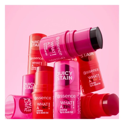 Essence What a Tint! Lip and Cheek Tint 20 Grapefruit Bliss 5g. Long Lasting, Versatile, Easy Application for a Natural Flush of Color - Essence - Image 5