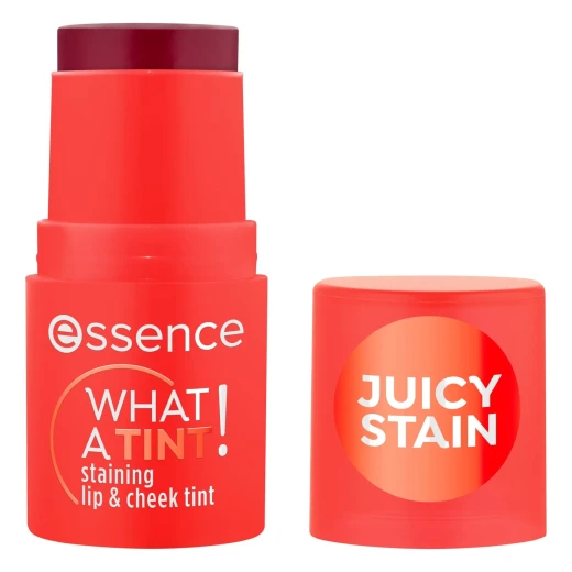 Essence What a Tint! Lip and Cheek Tint 20 Grapefruit Bliss 5g. Long Lasting, Versatile, Easy Application for a Natural Flush of Color - Essence - Image 2