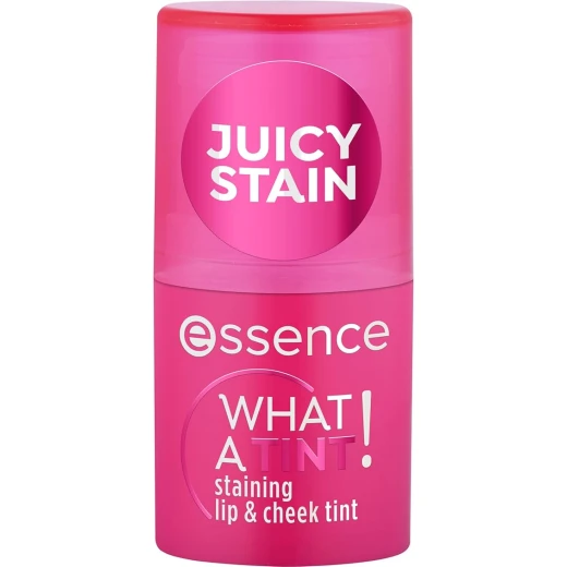 Essence What A Tint! Lip and Cheek Stain Raspberry Vibes, Long Lasting 5g Formula, Dual Purpose Color for Lips and Cheeks, Perfect for a Natural Flush Essence What A Tint! Lip and Cheek Stain Raspberry Vibes, Long Lasting 5g Formula, Dual Purpose Color for Lips and Cheeks, Perfect for a Natural Flush