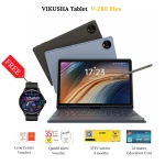 جهاز فيكوشا V-Z80 Plus تابلت 10.95" 12GB رام 256GB روم أندرويد 14 – أزرق| ساعة V-70، واقي شاشة، قلم نشط، لوحة مفاتيح وغطاء، بطاقة تعليمية الماهر، اشتراك IPTV 3 أشهر، قسيمة 10 دنانير - فيكوشا