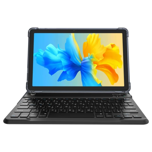 جهاز فيكوشا V M1 تابلت 10.1" أندرويد 15، 4GB + 4GB Ai رام 128GB روم | لوحة مفاتيح وغطاء حافظة فيكوشا، بطاقة تعليمية الماهر، اشتراك IPTV 3 أشهر، قسيمة 10 دنانير لون أزرق - فيكوشا - Image 3