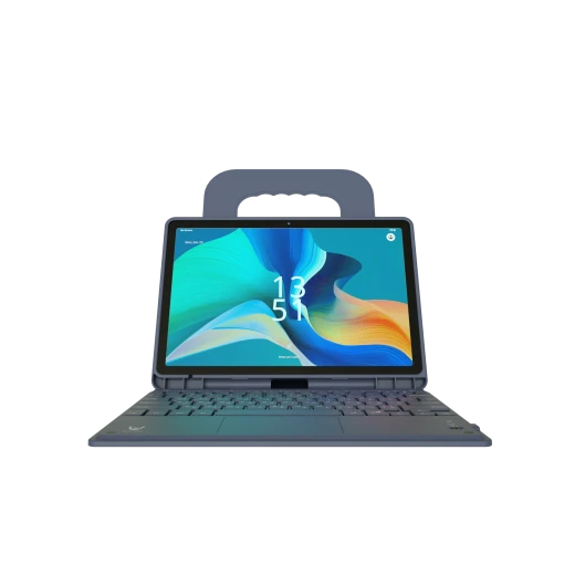 جهاز فيكوشا تابلت V-Z70 10.95" أندرويد 14، 8+8GB رام 256GB روم | ساعة V-70، واقي شاشة، قلم نشط، لوحة مفاتيح وغطاء، بطاقة تعليمية الماهر، اشتراك IPTV 3 أشهر، قسيمة 10 دنانير, أزرق - فيكوشا - Image 2