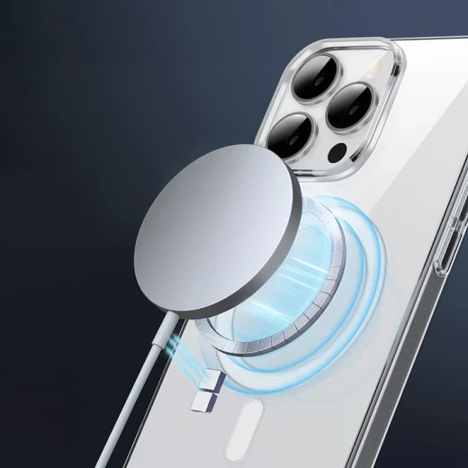 WIWU Magsafe invisible pro for iPhone 16 Pro Max Transparent - White - Wiwu - Image 2