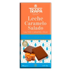 Trapa Caramel Milk Chocolate Bar 90g - Spanish Milk Chocolate Treat