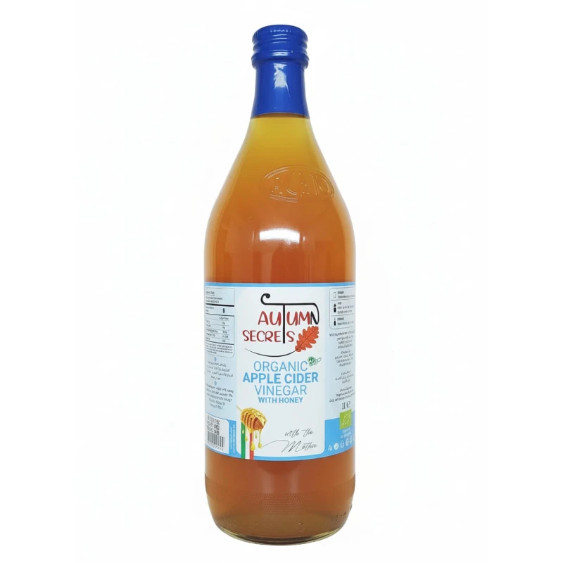 Autumn Secrets Organic apple cider vinegar with honey 1 liter Made from 100% organic apple cider vinegar blended with natural honey - Autumn Secrets