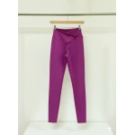 QUWA Women High-Waist Leggings – Large Fuchsia, Size 35 | Squat-Proof, Breathable, Anti-Odor, Soft & Comfortable - Quwa