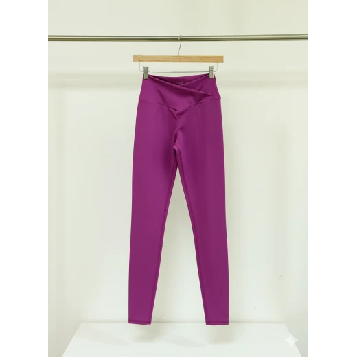 QUWA Women High-Waist Leggings – Large Fuchsia, Size 35 | Squat-Proof, Breathable, Anti-Odor, Soft & Comfortable QUWA Women High-Waist Leggings – Large Fuchsia, Size 35 | Squat-Proof, Breathable, Anti-Odor, Soft & Comfortable