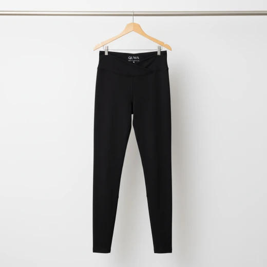 QUWA Women High-Waist Leggings – Medium Black, Size 35 | Squat-Proof, Breathable, Anti-Odor, Soft & Comfortable QUWA Women High-Waist Leggings – Medium Black, Size 35 | Squat-Proof, Breathable, Anti-Odor, Soft & Comfortable