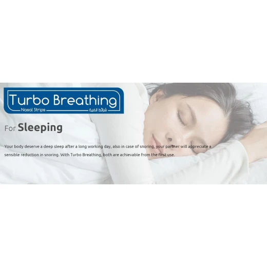 Turbo Breathing Nasal Strips, Medium Size, 30-Day Supply (30 pcs) | Anti-Snoring Relief,  Improve Breathing in Sleep & Sports, Instant Relief, Drug-Free & Chemical-Free, For Men & Women - Turbo Breathing - Image 6