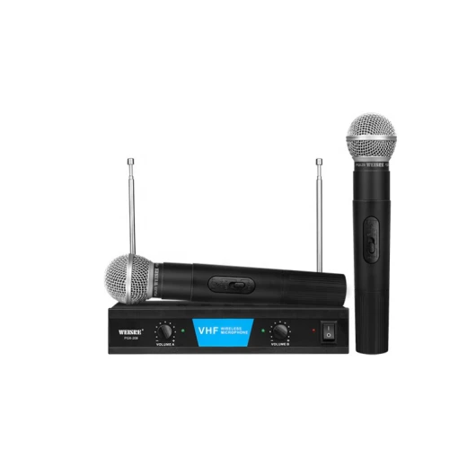Weisre PGX-208 Wireless Karaoke Microphone Dual VHF Handheld System