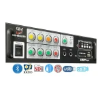 مضخم صوت جي إم HS-666USB، نظام صوتي، مدخل USB، لون أسود، 42 واط