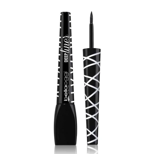 Bellaoggi Deep Black Long Lasting Eyeliner Precision Tip Makeup for All Skin Types - Bellaoggi - Image 2