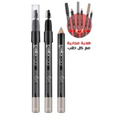 Bellaoggi Light Brown Eyebrow Pencil Long Lasting Waterproof Makeup with Spoolie Brush for Defined Brows