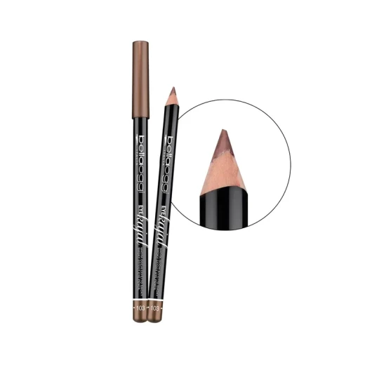 BELLAOGGI Brown Kajal Eyeliner No 103 Smoky Eyes Long Lasting Soft Formula Easy Application Makeup - Bellaoggi - Image 2