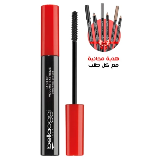 Bellaoggi Lash Up Mascara Extreme Volume Black for Dramatic Lashes Long Lasting Effect