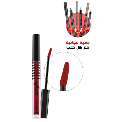 Bellaoggi Number 007 Matte Liquid Lipstick Long Lasting 16 Hour Wear with Arrow Applicator Bellaoggi Number 007 Matte Liquid Lipstick Long Lasting 16 Hour Wear with Arrow Applicator