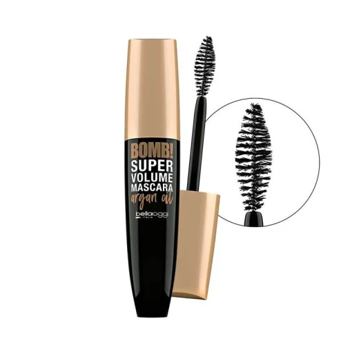 BELLAOGGI Bomb! Argan Oil Super Volume Mascara Black Long Lasting for Bold Eyes 1 Pack - Bellaoggi - Image 2