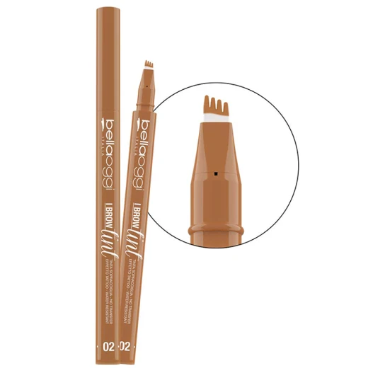 Bellaoggi I Brow Tint Light Brown Eyebrow Marker for Natural Full Brows Long Lasting Makeup - Bellaoggi - Image 2