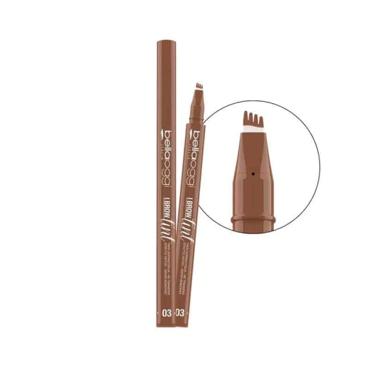 Bellaoggi I Brow Tint Medium Brown Eyebrow Marker for Full Brows Long Lasting Natural Look - Bellaoggi - Image 2
