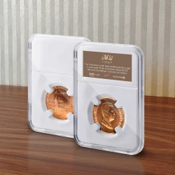 Lafita Tithkar Qirsh (Piastre) Clear Holder Display Slab – Authentic Jordanian Commemorative Coin | Collector’s Keepsake & Cultural Gift