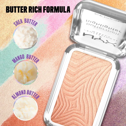 NYX Professional Makeup Buttermelt Highlighter - Glaze it Butta - Light bronze 5g - Nyx professional makeup - Image 3