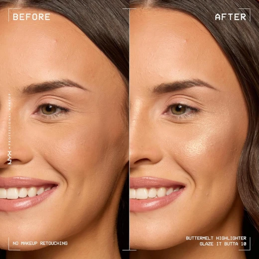 NYX Professional Makeup Buttermelt Highlighter - Glaze it Butta - Light bronze 5g - Nyx professional makeup - Image 6
