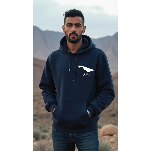 هودي كحلي، سمول، تصميم زرقاوي، إلهام ثقافي وفني، مريح، أنيق، مناسب للارتداء اليومي للجنسين من ديزاينلس هودي كحلي، سمول، تصميم زرقاوي، إلهام ثقافي وفني، مريح، أنيق، مناسب للارتداء اليومي للجنسين من ديزاينلس