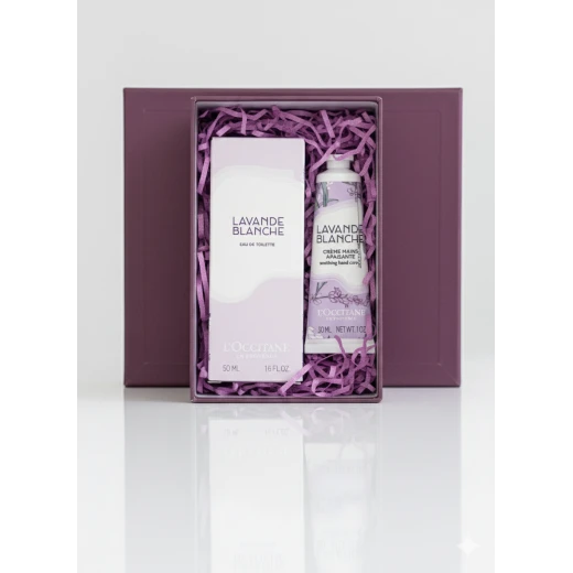 L’OCCITANE Lavande Blanche Perfume 50 ml and hand cream 30 ml Gift Set L’OCCITANE Lavande Blanche Perfume 50 ml and hand cream 30 ml Gift Set