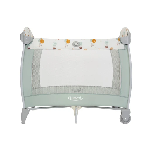 Graco Contour Electra Bassinet Travel Cot with Changing Table, Up & Away, Portable Baby Crib with 2 Speed Vibration and Integrated Storage, Suitable from Birth to 3 Years - Graco - Image 5