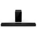 مكبر صوت TCL Q75H، 5.1.2 قناة، مكبر صوت سينما منزلية 620 واط مع محيط سينمائي، Dolby Atmos، DTS:X، توسيع الصوت، بلوتوث 5.1، HDMI eARC، USB، بصري، إمكانية التركيب على الحائط، جهاز تحكم عن بعد واحد - تي سي ال