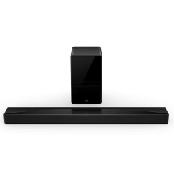 مكبر صوت TCL Q75H، 5.1.2 قناة، مكبر صوت سينما منزلية 620 واط مع محيط سينمائي، Dolby Atmos، DTS:X، توسيع الصوت، بلوتوث 5.1، HDMI eARC، USB، بصري، إمكانية التركيب على الحائط، جهاز تحكم عن بعد واحد